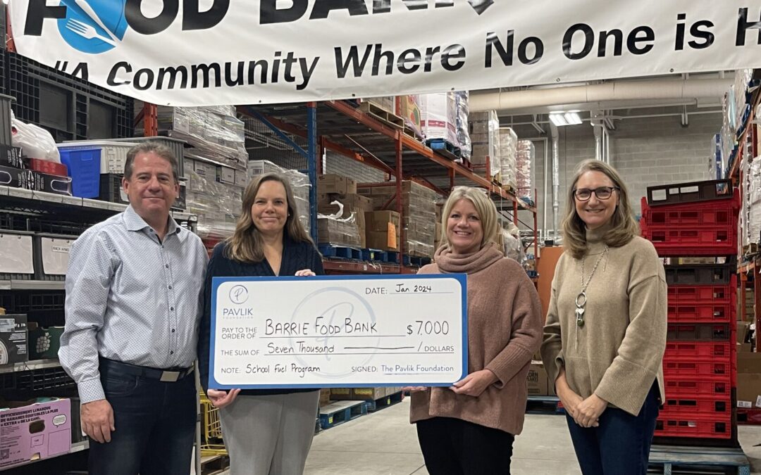 Barrie Food Bank Launches School Fuel Program to Combat Child Hunger in Partnership with School Nutrition Council of Ontario, Central East, and the Pavlic Foundation.