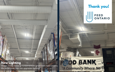 Brightening Our Warehouse with Feed Ontario’s Support!💫