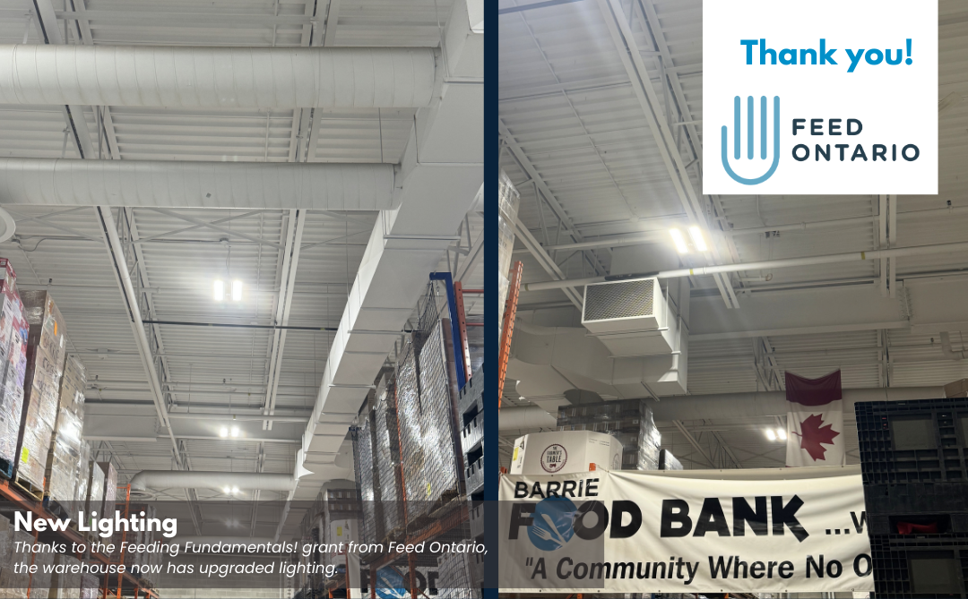 Brightening Our Warehouse with Feed Ontario’s Support!💫